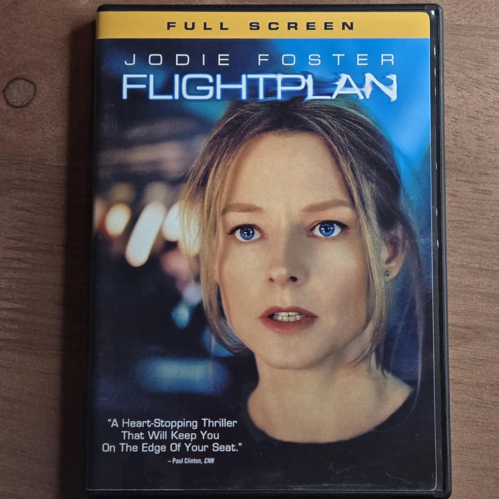 Flightplan DVD - Full Screen Jodie Foster Action Suspense Crime Drama Movie